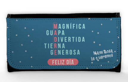 monedero mujer largo personalizado